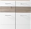Schuhschrank FUNNY Garderobenschrank weiß und Silbereiche Bild 5