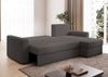 AX LIVING Karaman Schlafsofa mit Bettkasten Eckcouch Grau Sofa 238 cm Bild 4