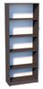 Home Collective Bücherregal mit 5 Ebenen Regal in matter Ausführung 74 cm breit, Standregal, in mattem Finish Aktenschrank, ideal für Schlafzimmer, Wohnzimmer, Flur, Regal 74 cm breit, Standregal mit 4 Einlegeböden graphit Bild 4