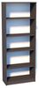 Home Collective Bücherregal mit 5 Ebenen Regal in matter Ausführung 74 cm breit, Standregal, in mattem Finish Aktenschrank, ideal für Schlafzimmer, Wohnzimmer, Flur, Regal 74 cm breit, Standregal mit 4 Einlegeböden graphit Bild 2