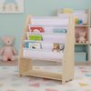 Relaxdays Bücherregal Kinder 4 Stofftaschen Bild 5
