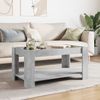 vidaXL LED-Couchtisch Betongrau 93x53x45 cm Holzwerkstoff 847556 Bild 4