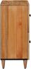 vidaXL Sideboard mit Speicher Natur 60 x 33 x 75 cm Massivholz Mango 4018286 Bild 4