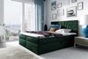 Boxspringbett Schlafzimmerbett 180x200cm LAZARO Nr4 Flaschengrün inkl Bettkasten Bild 4