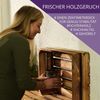 CHICCIE 6 Set Holzregal Schmalhanz - Hell Geflammt 2x Langes Regal Bild 3