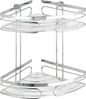 WENKO PREMIUM Dusch Eckablage, Chrom, 2 Etagen, Edelstahl rostfrei Bild 4