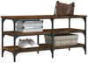 vidaXL Schuhbank Räuchereiche 100x38,5x49 cm Holzwerkstoff 839045 Bild 4