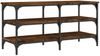 vidaXL Schuhbank Räuchereiche 100x38,5x49 cm Holzwerkstoff 839045 Bild 2