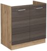 Spülenunterschrank R-Line Edelgrau 80 cm ohne Arbeitsplatte Vicco Bild 5