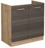 Spülenunterschrank R-Line Edelgrau 80 cm ohne Arbeitsplatte Vicco Bild 4