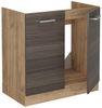 Spülenunterschrank R-Line Edelgrau 80 cm ohne Arbeitsplatte Vicco Bild 3