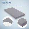 Jersey Spannbettlaken für Babymatratzen 60x120 bis 70x140cm, Anthracite Bild 5