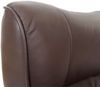 MCA Relaxsessel Montreal, Fernsehsessel Hocker, Echtleder 130kg belastbar ~ braun, naturbraun Bild 3