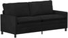 vidaXL Sofa Set 2 pcs Schwarz Samt 3417132 Bild 3