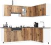 vidaXL 11-tlg. Küchenschrank-Set Porto Altholz-Optik Holzwerkstoff 3314969 Bild 1