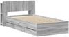 vidaXL Bettgestell mit Stauraum Grau Sonoma 100 x 200 cm Holzwerkstoff 3433927 Bild 3