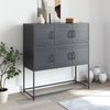 vidaXL Sideboard Anthrazit 100,5x39x107 cm Stahl 846598 Bild 3