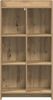 vidaXL Bücherregal Kunsthandwerk Eiche 59 x 30 x 111 cm Holzwerkstoff 8011290 Bild 3