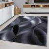 Kurzflor Teppich Pago rechteckig - 140x200 cm - Schwarz Bild 2
