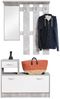 Garderoben-Set >Renton< in Strukturbeton Nachbildung - 100x180x25cm (BxHxT) Bild 4
