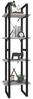 vidaXL Bücherregal 4 Fächer Grau Sonoma 40x30x140 cm Holzwerkstoff 821304 Bild 4