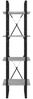 vidaXL Bücherregal 4 Fächer Grau Sonoma 40x30x140 cm Holzwerkstoff 821304 Bild 5
