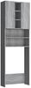 vidaXL Waschmaschinenschrank Grau Sonoma 64x25,5x190 cm 815958 Bild 2