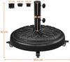 Yaheetech Schirmständer Sonnenschirmständer ∅ 50,6 cm, Stabiles Schirmgewicht Vintage Sonnenschirmfuß auf Rollen Bild 3