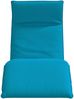 vidaXL Sonnenliege Klappbar Hellblau 175x54x8,5 cm Oxford-Gewebe 4019750 Bild 4