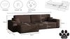 Kaiser Möbel Ecksofa mit schlaffunktion und bettkasten, BEST XL stoff Poso, Quelle, Verita, Mit Bettfunktion und Bettzeugfach Bild 2