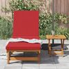 vidaXL Sonnenliege Braun 199 x 63 x 85 cm Massivholz Akazie 4105539 Bild 3