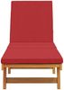 vidaXL Sonnenliege Braun 199 x 63 x 85 cm Massivholz Akazie 4105539 Bild 4
