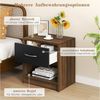COSTWAY Nachttisch (1-St), Beistelltisch, mit Schublade & offenem Fach, 38,5x28x40,5cm Bild 3