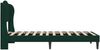 vidaXL Bettrahmen mit Kopfteil Dunkelgrün 90x190 cm Samt 42027889 Bild 5
