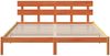 vidaXL Bettgestell Braun 180 x 200 cm Massivholz Kiefer 872181 Bild 5