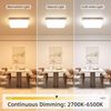 LED Panel Deckenleuchte Quadrat Weiß 24W Deckelampe Badlampe 27.5*4.8CM Bild 3