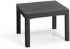 Allibert Polyrattan Balkonmöbel-Set "Chicago", graphit,2 Sessel und Tisch Bild 3
