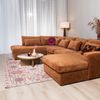 Bronx71 U-Sofa Kyle 6-Sitzer Chenille kupfer Bild 4