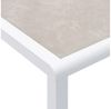 IDIMEX Gartentisch TRAPANI, Gartentisch 160x90 cm mit Aluminiumgestell und Stein-Glasplatte Weiß Bild 4