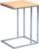 M2 Kollektion 'Finn' Beistelltisch, Wildeiche Massivholz/Metallgestell verchromt, 38 x 43 x 62 cm Bild 2