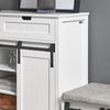 SoBuy FSB74-W Schuhschrank, MDF, Lackiert, Weiß, 100 x 87 x 40 cm Bild 5