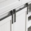 SoBuy FSB74-W Schuhschrank, MDF, Lackiert, Weiß, 100 x 87 x 40 cm Bild 3