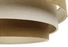 BPS Koncept 050-108-60 Hängeleuchte BOHO ELEGANT E27 1x40W Stoff strukturiert auf PVC-Kunststoff braun, weiß H:90cm Ø50cm dimmbar Bild 3