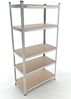 CLP Steckregal,silber 90x40x180 cm Bild 3