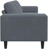 vidaXL Wohnzimmer Couch Dunkelgrau 250 x 77 x 76 cm 3335092 Bild 5