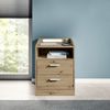 Nachtkommode >Lumo< in Artisan Eiche - 46x67x42cm (BxHxT) Bild 3