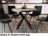 MEBLINI Esstisch Rund Ausziehbar aus Metall - 100-176x77cm - BAGIO - Artisan Eiche/Schwarz Matt - Loft - Esszimmertisch Modern - Küchentisch - Ausziehtisch - Round Dining Table - Esszimmertische Bild 4