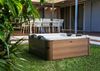 mSpa Whirlpool Oslo AMBER XL - Ø 160x65 cm - ganzjährig Outdoor Pool - 6Pers, Stecksystem mit Einlageplane, feste Außenwand - inkl. LED, UVC+, WiFi, App-Steuerung, 6 Personen Bild 2