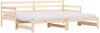 vidaXL Tagesbett Ausziehbar Weiß 80x200 cm Massivholz Kiefer 836150 Bild 2