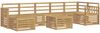 vidaXL Outdoor-Sofagarnitur 8 pcs Weiß 59 x 59 x 37 cm 3392224 Bild 2